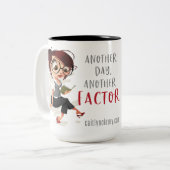 Een andere dag, een andere factor 15oz mok (Voorkant links)