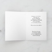 Een andere deur - Nieuw adres kerstkaart Feestdagen Kaart (Binnen)