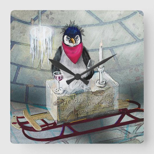 Een andere diepvrieskast vierkante klok (Voorkant)