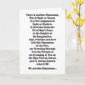 Een andere dimensie - Bericht binnen Kaart (Gele Bloem)