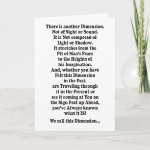 Een andere dimensie - Bericht binnen Kaart