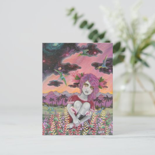 Een andere dimensie briefkaart (Staand voorkant)