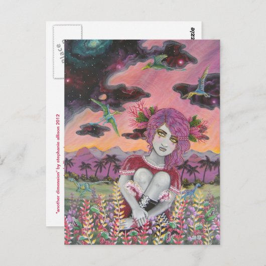 Een andere dimensie briefkaart (Voorkant / Achterkant)