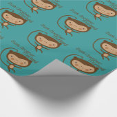 Een andere enkel Aap Cadeaupapier (Hoek)