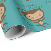 Een andere enkel Aap Cadeaupapier (Rol Hoek)