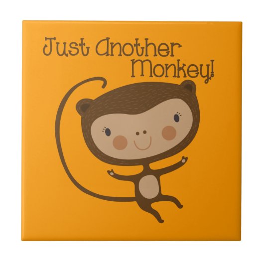 Een andere enkel Aap Tegeltje (Voorkant)