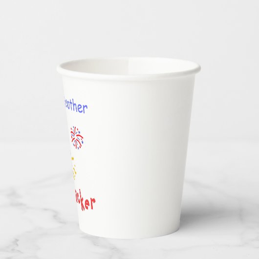 Een andere Firecracker toevoegen Papieren Bekers (Links)
