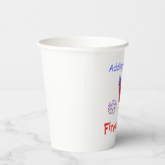 Een andere Firecracker toevoegen Papieren Bekers (Rechts)