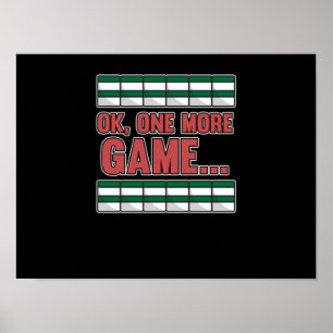 Een andere game Mahjong Player Games jongens meisj Poster