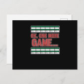 Een andere game Mahjong Player Games jongens meisj Uitnodiging Briefkaart (Voorkant / Achterkant)