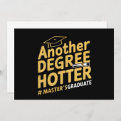 Een andere graad Hotter Master's Degree Afstuderen Kaart (Voorkant / Achterkant)