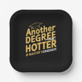 Een andere graad Hotter Master's Degree Afstuderen Papieren Bordje (Voorkant)