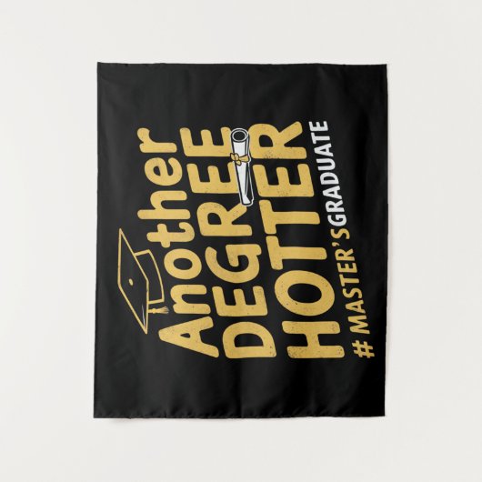 Een andere graad Hotter Master's Degree Afstuderen Wandkleed (Voorkant)