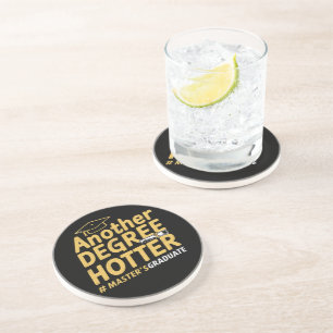 Een andere graad Hotter Master's Degree Afstuderen Zandsteen Onderzetter