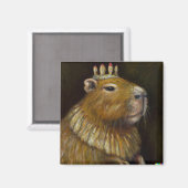 Een andere grappige capybara portret magneet (Voorkant / Achterkant)
