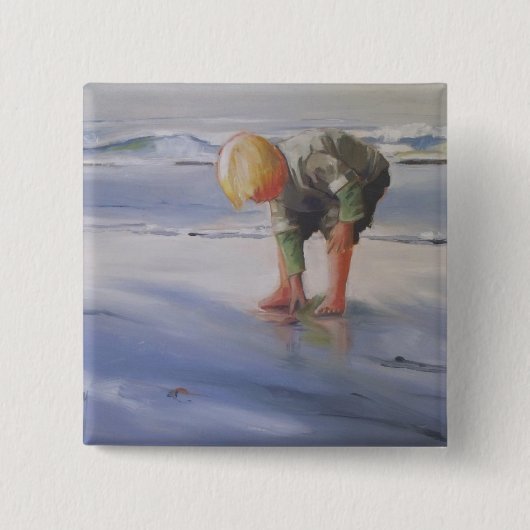 Een andere grote schaal vierkante button 5,1 cm (Voorkant)