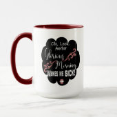 Een andere heerlijke ochtend maakt me ziek - Winif Mok (Links)