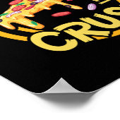 Een andere is de roest grappige pizza pun poster (Hoek)