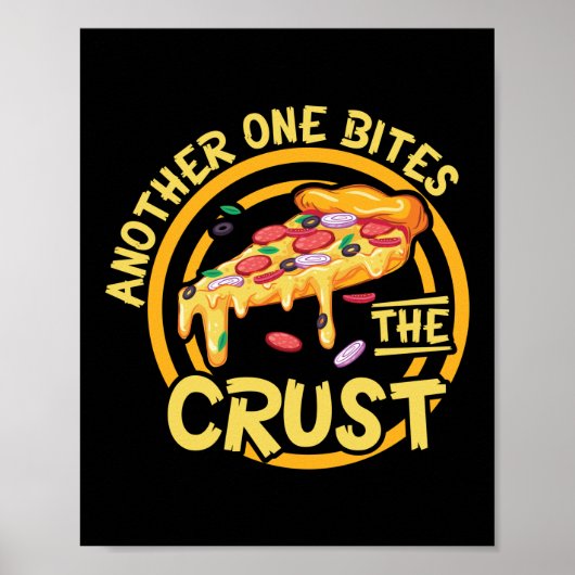 Een andere is de roest grappige pizza pun poster (Voorkant)