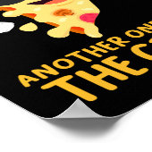 Een andere is de roest grappige pizza pun poster (Hoek)