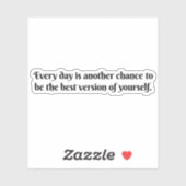 Een andere Kans op maat gesneden vinylsticker Sticker (Vel)