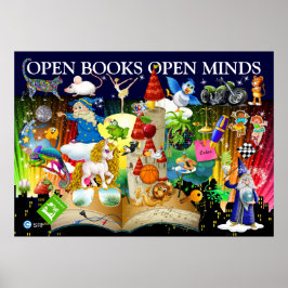 Een andere leerkracht lezen - Poster voor alfabeti