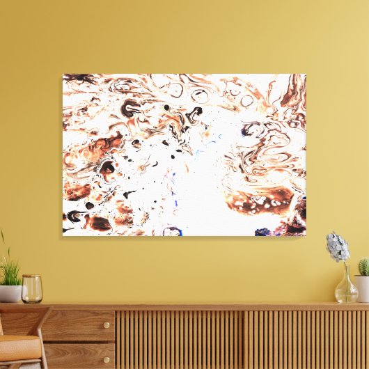 Een andere maan canvas afdruk (Insitu (Woonkamer))