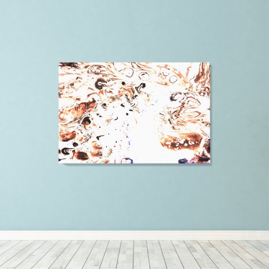 Een andere maan canvas afdruk (Insitu (Houten vloer))