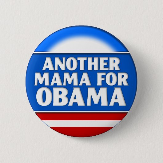 Een andere mama voor Obama Button (Voorkant)