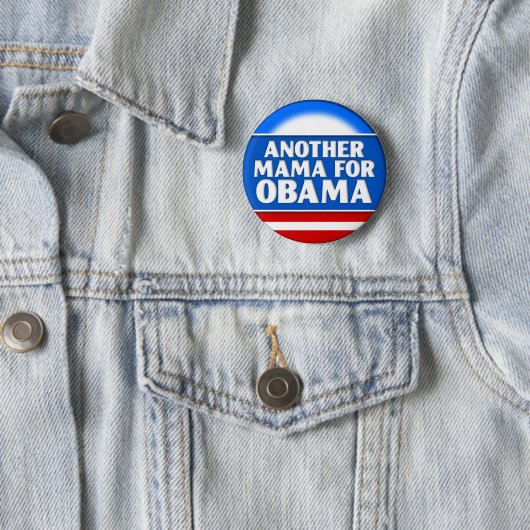 Een andere mama voor Obama Button (In situ)