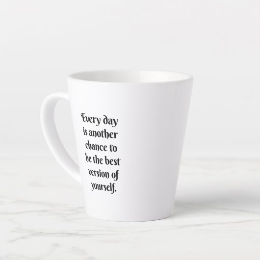 Een andere Mok van de Kans Latte (Linkerhoek)