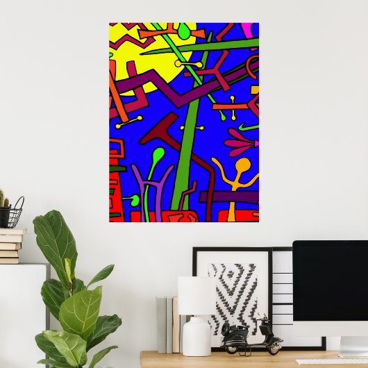 EEN ANDERE MOOIE DAG! POSTER (Thuiskantoor)