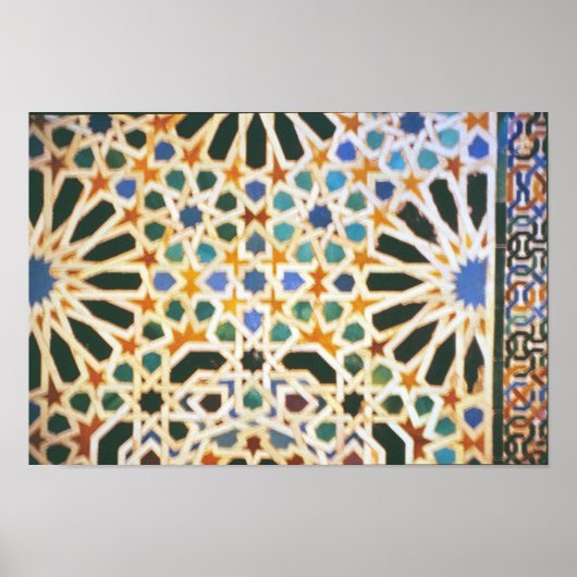 Een andere Moorse Tegel Poster (Voorkant)