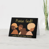 Een andere opgeleide zwarte Afstuderen Kaart (Voorkant)