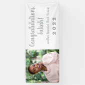 Een andere opgeleide zwarte vrouw 2022 Afstuderen  Spandoek (Verticaal)