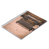 Een andere oude typemachine notitieboek (Linkerzijde)