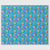 een andere partij van Parson Jack Russell Terrier Cadeaupapier (Vlak)