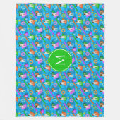 een andere partij van Parson Jack Russell Terrier Fleece Deken (Voorkant)