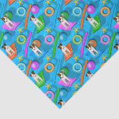 een andere partij van Parson Jack Russell Terrier Tissuepapier (Detail)