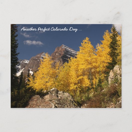 Een andere perfecte Colorado Dag ... Briefkaart (Voorkant)