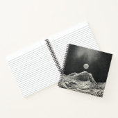 Een andere planeet ruimte illustratie notitieboek (Binnen)