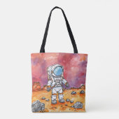 Een andere planeet tote bag (Achterkant)