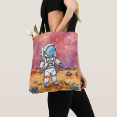 Een andere planeet tote bag (Dichtbij)