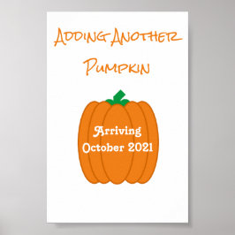 Een andere pompoen toevoegen poster