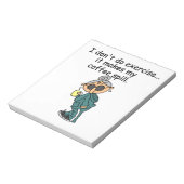 Een andere reden om niet uit te oefenen notitieblok (Linkerzijde)