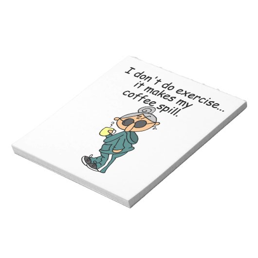 Een andere reden om niet uit te oefenen notitieblok (Linkerzijde)