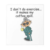 Een andere reden om niet uit te oefenen notitieblok (Voorkant)