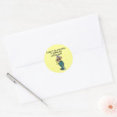 Een andere reden om niet uit te oefenen ronde sticker (Envelop)