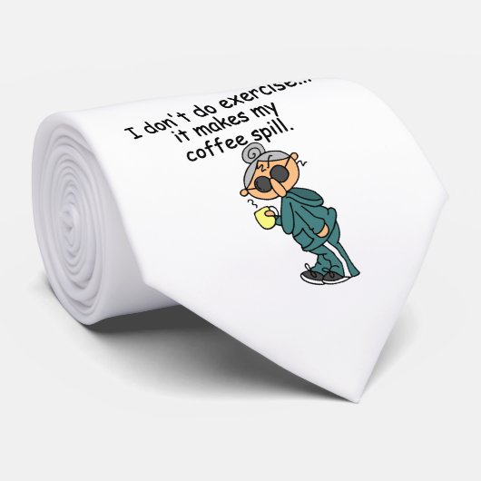 Een andere reden om niet uit te oefenen stropdas (Opgerold)