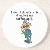 Een andere reden om niet uit te oefenen zandsteen onderzetter (Voorkant)